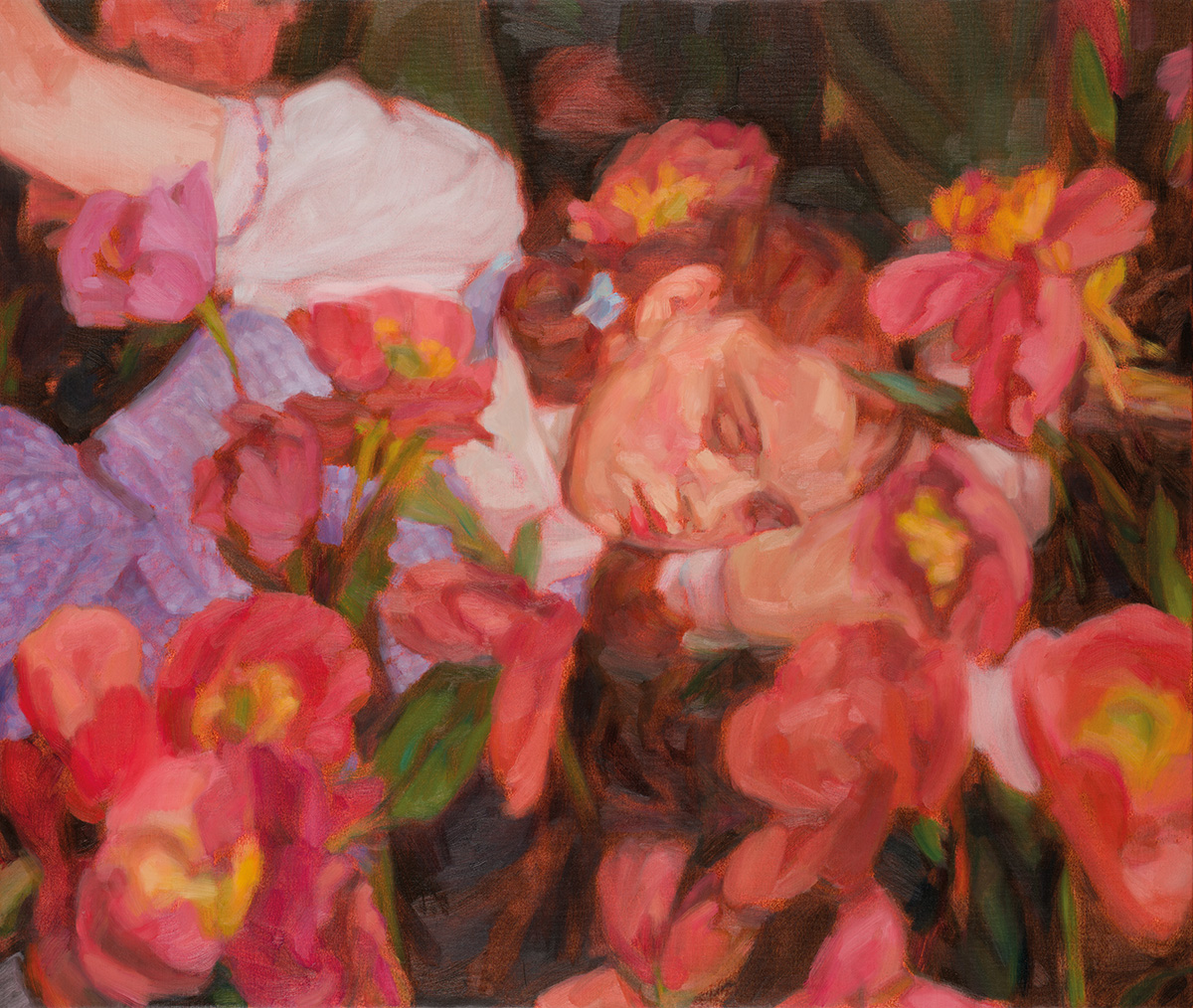 Ophelia, 2020, olio su tela, cm 68×80